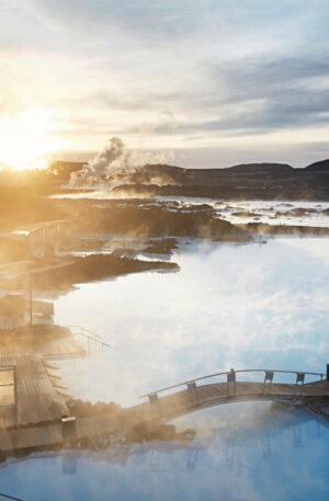 Entrée au Blue Lagoon